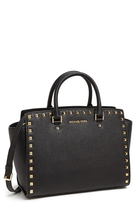 michael kors selma stud purse|Michael Kors selma satchel.